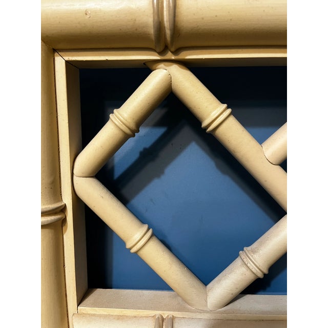 Mid 20th Century Chinoiserie Dixie Aloha Faux Bamboo Mirror For Sale In New York - Image 6 of 6