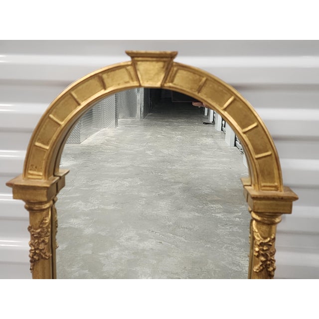 Carvers' Guild Carver's Guild Garden Niche Gilwood Mirror For Sale - Image 4 of 12