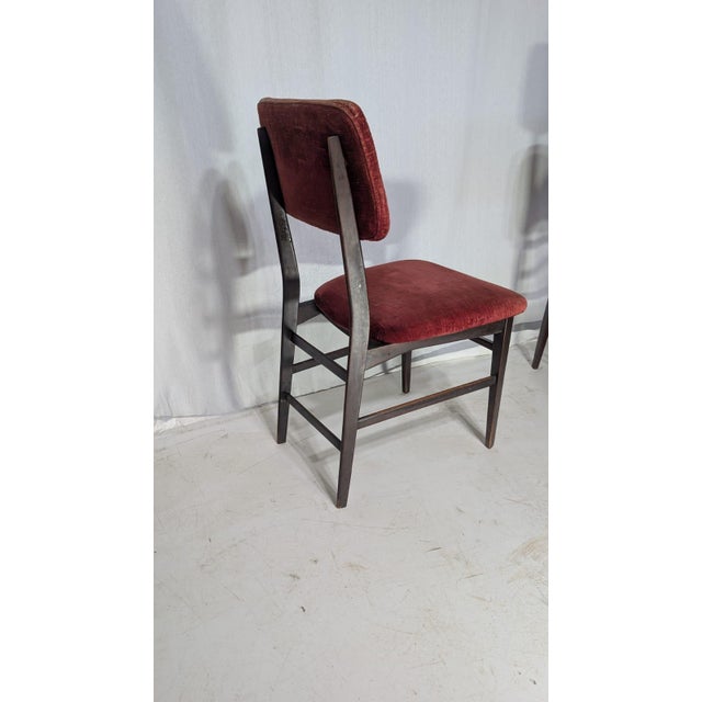 Wood Chairs attributed to Vittorio Dassi, 1950s, Set of 6 For Sale - Image 7 of 9