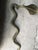 Gold Gold Snake Wall Candleholder, 1970s For Sale - Image 8 of 11