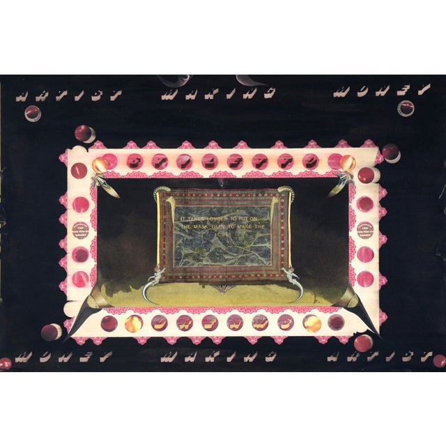 "Artist Making Money" Satirical Bond Paperwork Collage Elaborate collage by Mickey "Kano" Kane (American, 20th century)....