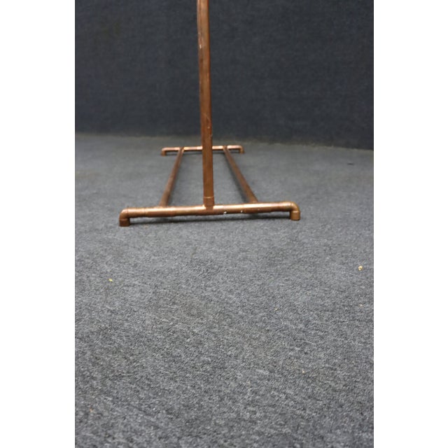Metal Industrial Copper Pipe Garment Rack or Retail Clothing Display Stand For Sale - Image 7 of 13