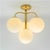 Brass Ceiling Light by E. R. Nele for Temde, Switzerland For Sale - Image 11 of 11