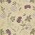 Schumacher Sheridan Linen Embroidery Fabric in Mulberry For Sale