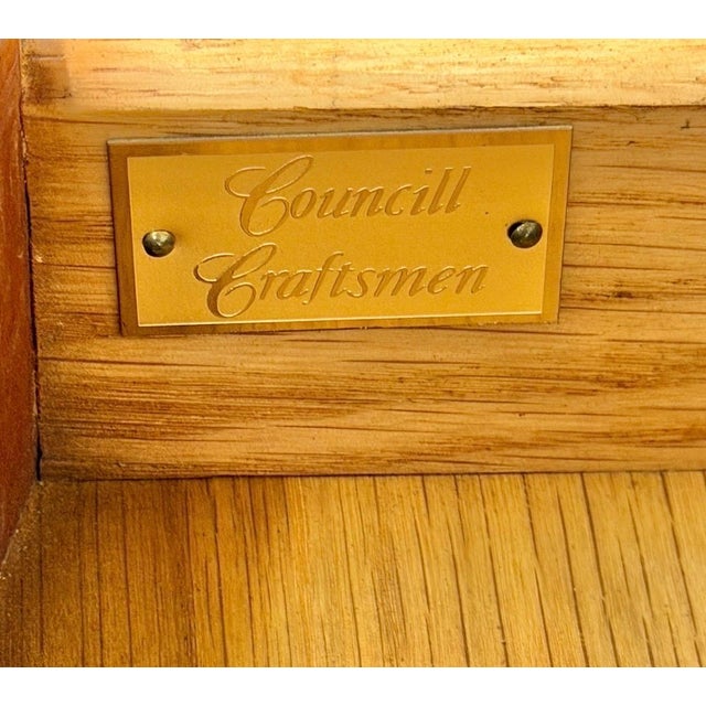 Vintage Council Craftsman Mahogany Pembroke Side Table - Refinished! For Sale - Image 11 of 11