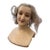 1900s Antique Wax Mannequin Head / French Store Display For Sale