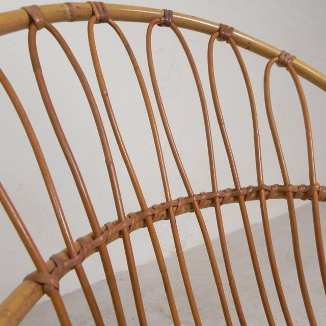 Rattan, Bamboo Childrens Chairs from Rohe Noordwold,e 1950s, Set of 2 For Sale - Image 6 of 18