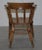 King Edward VII Stamped Crown Estate Captain's Armchair from O’Haines, High Wycombe For Sale - Image 16 of 18