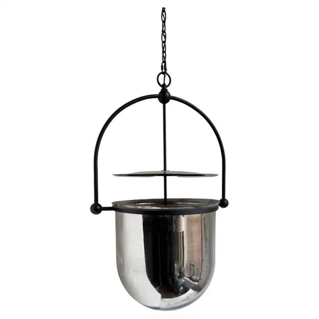Urban Electric Urban Electric Co. SmokeBell Mirrored Pendant Light Chandelier For Sale - Image 4 of 9