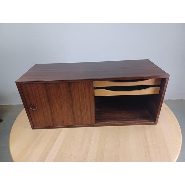 Restored Rosewood Wall Unit by Kai Kristiansen for FM For Sale - Image 13 of 16