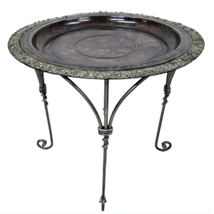 Brass Tray Table by Maitland Smith
