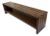 Andrianna Shamaris Shell Inlaid Teak Wood Console Table For Sale