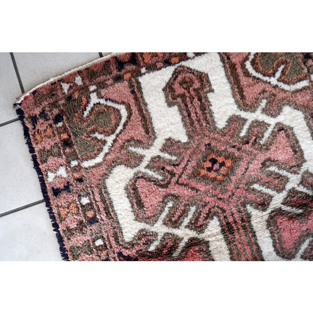 1970s, Handmade Vintage Persian Hamadan Rug 2.3' X 3.9 For Sale - Image 9 of 9