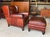 Brown Wesley Hall Chairs with Ottoman, Set of 3 For Sale - Image 8 of 18
