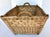Vintage 1940s European Woven Wicker Rectangular Market Basket For Sale In Dallas - Image 6 of 11