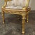Antique Italian Neoclassical Louis XVI Petite Giltwood Bergeres ~ Armchairs For Sale - Image 12 of 13