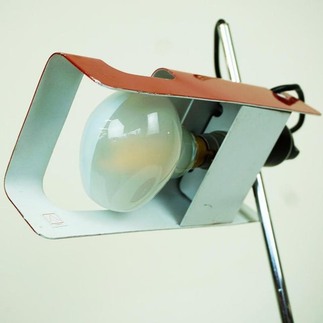 Red Spider Table Lamp attributed to Joe Colombo for O-Luce, Italy, 1960s For Sale - Image 9 of 16