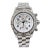Breitling Super Avenger 48mm A13370 White Dial Diamond Bezel Chrono Steel Watch For Sale