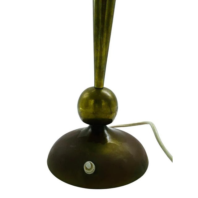 Italian Table Lamp in Brass by Oscar Torlasco for Lumi, 1950s For Sale - Image 6 of 8