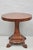 Antique American Empire Round Mahogany Carved Paw Foot Pedestal Base Side Table For Sale - Image 13 of 13