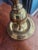 Brass Vintage Brass Candlestick Lamp For Sale - Image 8 of 10