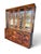 1970s 1970s American of Martinsville Credenza and China Cabinet Hutch Patchwood Olive Wood ' Camo' Cabinet For Sale - Image 5 of 14