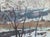 Realism Winter Landscape Oil Painting Original Art Ukrainian Artist Sokolovsky G. 1960s For Sale - Image 3 of 6