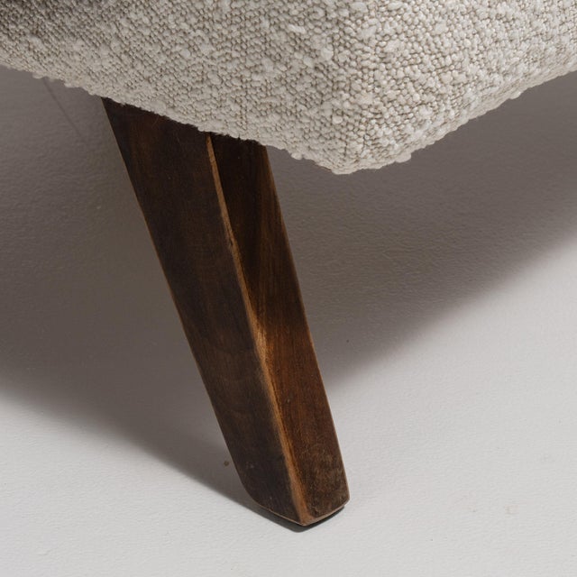 19th Century France Cream Wood Armchair For Sale - Image 4 of 11