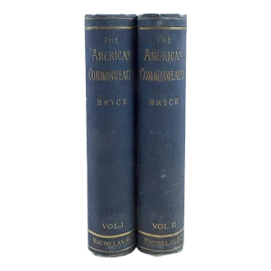 1888 the American Commonwealth by James Bryce Books - a Pair