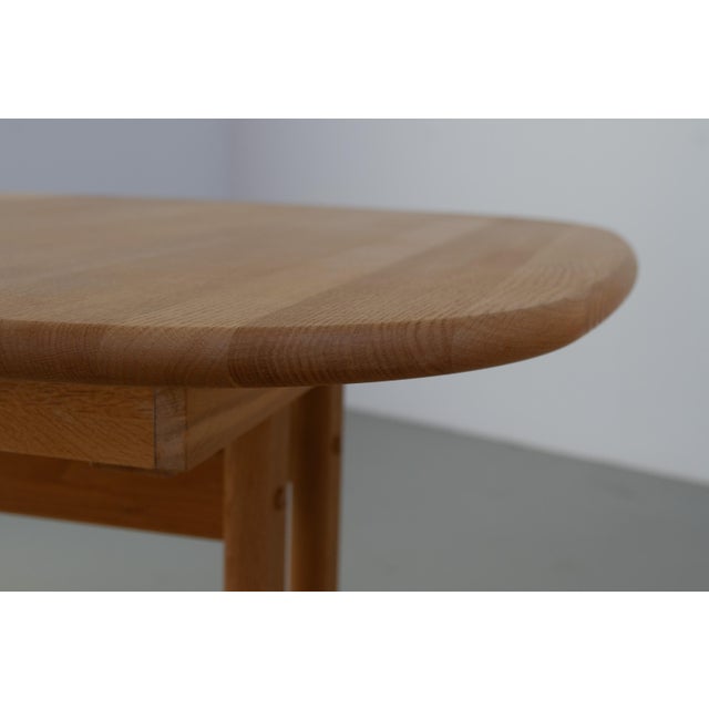 Danish Modern Oak Extendable Dining Table by Gangsø Møbler, 1970s For Sale - Image 14 of 18