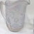 Mid 20th Century Vintage Imperial Carnival Glass Iridescent Frosty White Robins & Flowers Pitcher and 4 Glasses For Sale - Image 5 of 13