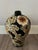 Decorative Meiping Black Vase Applied Leaf and Flower Relief For Sale - Image 4 of 5