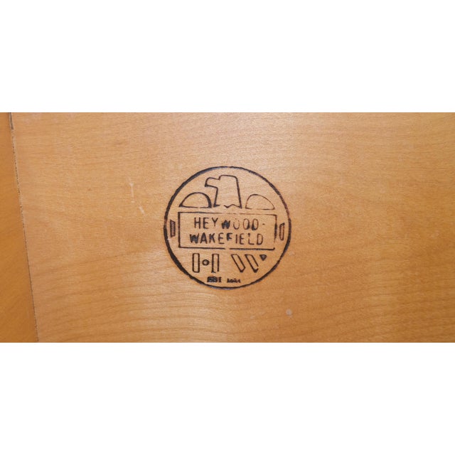 Mid-Century Modern Solid Birch Blond Haywood- Wakefield 5 Drawers Chest of Drawers Dresser MINT! For Sale - Image 3 of 14