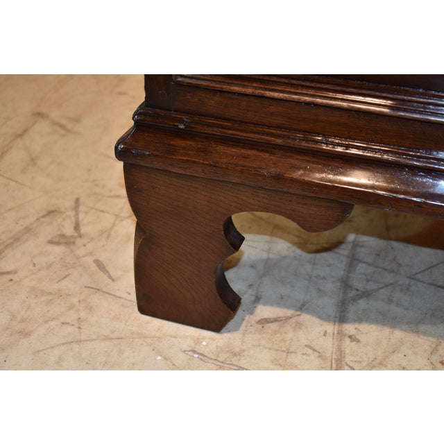 Brown Early 18th Century English Oak Small Chest For Sale - Image 8 of 12
