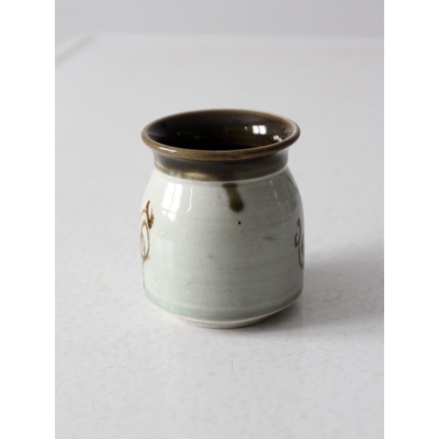 Late 20th Century Vintage Studio Pottery Mug For Sale - Image 5 of 13