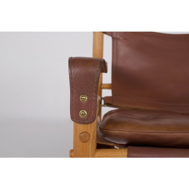 Wood Vintage Sirocco Chair by Arne Norell, 1960s For Sale - Image 7 of 16