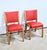 Pair of chairs from the “Bow Wood” collection signed Steiner Paris - Noisy le Grand. Hugues Steiner (1926-1991) is a...