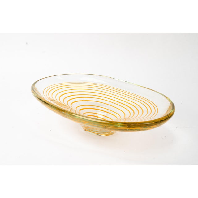 Glass Vintage Murano Glass Bowl, Italy, 1970s For Sale - Image 7 of 14