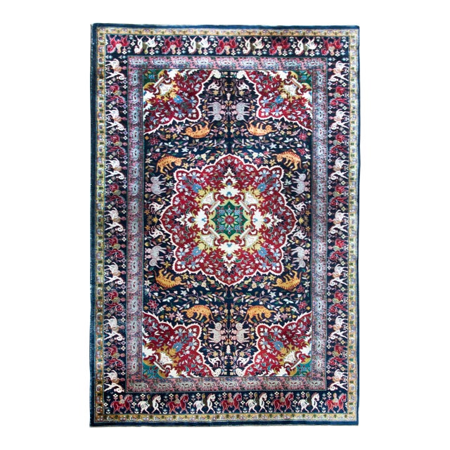 Early 20th Century Persian Tabriz Rug For Sale