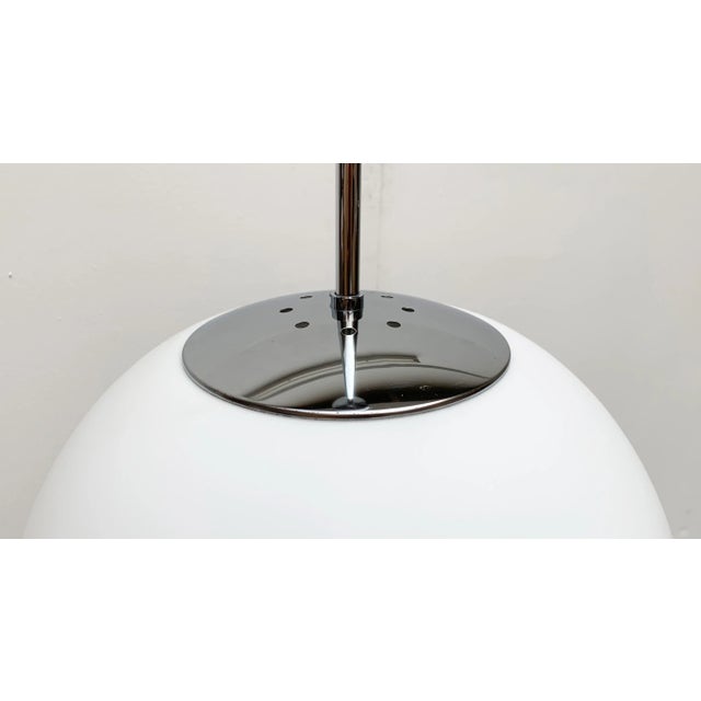 Vintage German Space Age Glass Ball Pendant Lamp from Limburg For Sale - Image 10 of 18