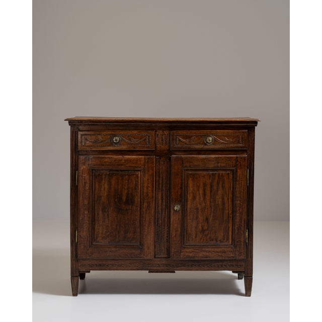 19th Century French Dark Brown Renaissance Buffet in Original Patina For Sale In Greensboro - Image 6 of 15