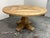 Restoration Hardware Timothy Oulton for Restoration Hardware Salvaged Wood Trestle Round Dining Table, Diam. 60.5 Inches For Sale - Image 4 of 12
