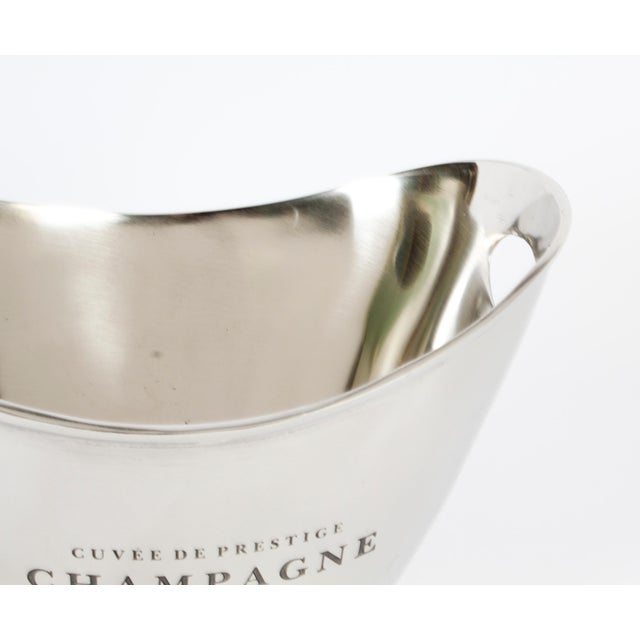 Metal Vintage Champagne Cooler Ice Bucket For Sale - Image 7 of 12