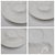 Vintage p.v. France White Majolica Artichoke Plates Floral Embossed Relief - Set of 5 For Sale - Image 16 of 17