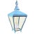 Antique Restored Street Light Converted to Hanging Lantern / Foyer Chandelier For Sale