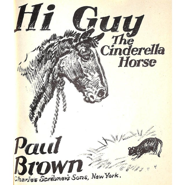Original 1944 Pencil Drawing From Hi, Guy! The Cinderella Horse by Paul Brown 23 For Sale - Image 4 of 6