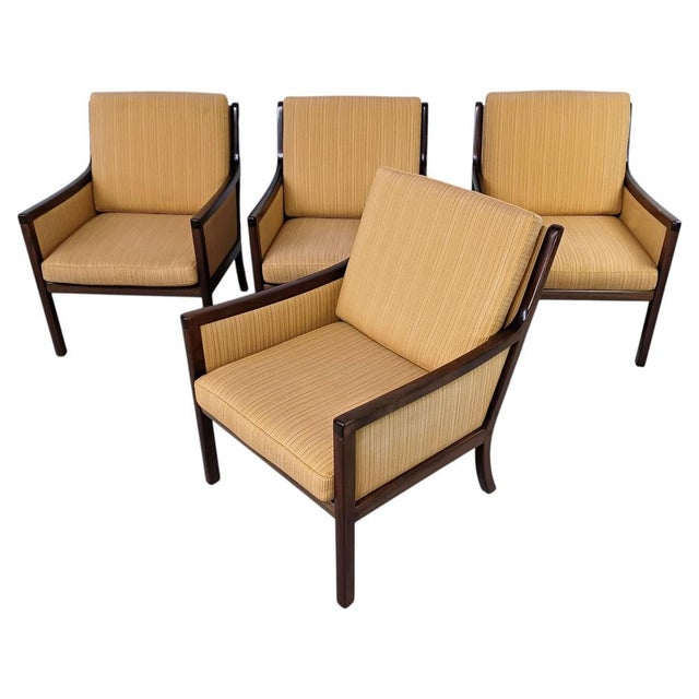 Mahogany Lounge Chairs from Ole Wanscher, Set of 2 For Sale - Image 12 of 12
