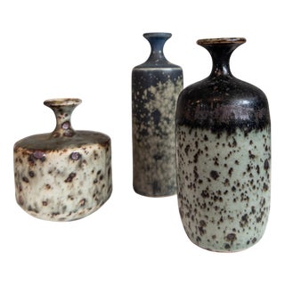Mini Vases by Rolf Palm, 1960s, Set of 3 For Sale