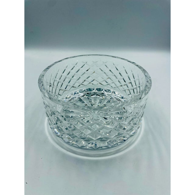 Late 20th Century Waterford Crystal Bowl in Alana Pattern For Sale - Image 13 of 13
