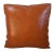 Custom-tailored designer pillow by Mike Seratt of The Prized Pig in an exquisite Brazilian top-quality tanned leather....